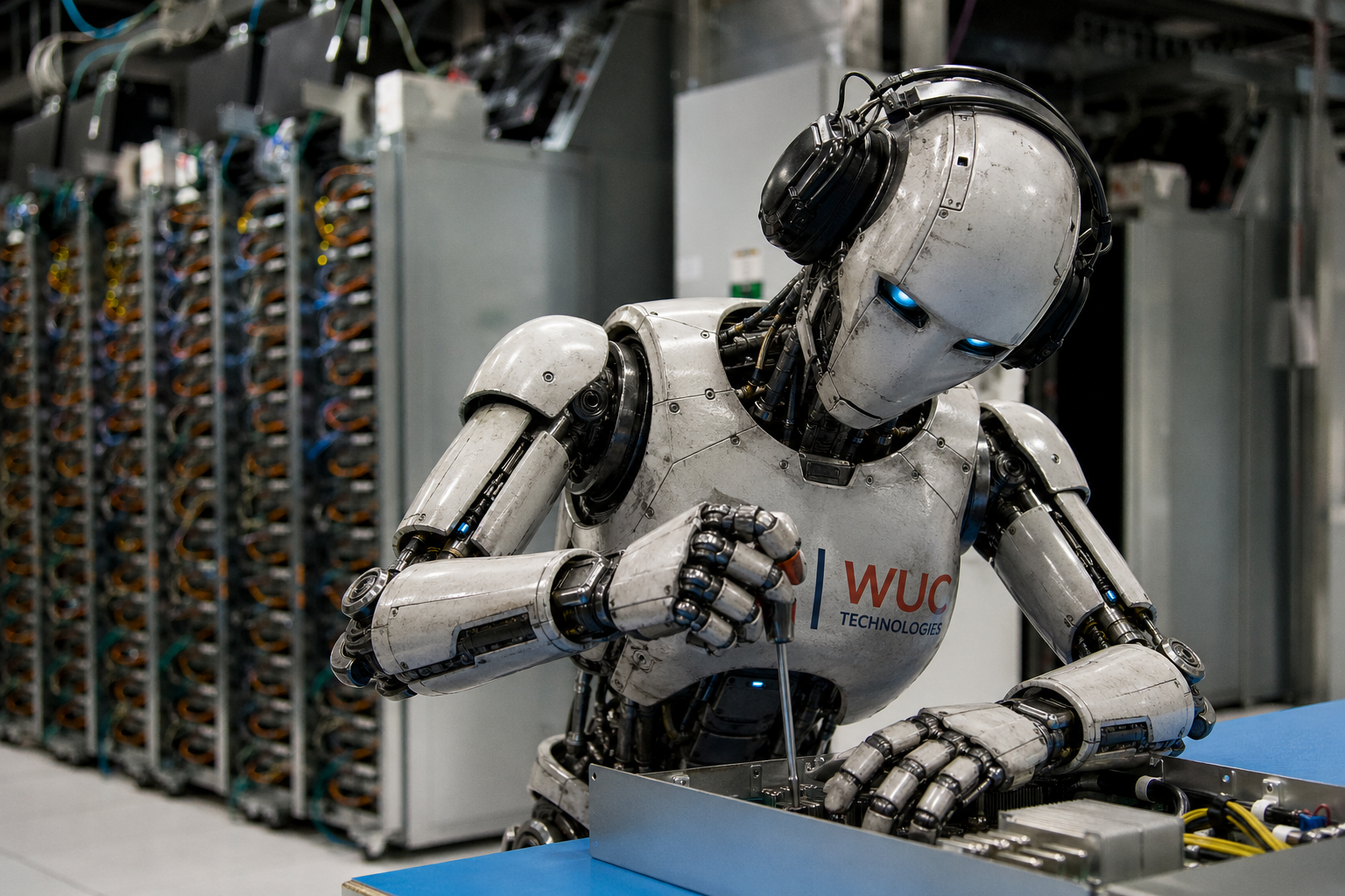 WUC Technologies infrastructure robotics in a data center environment